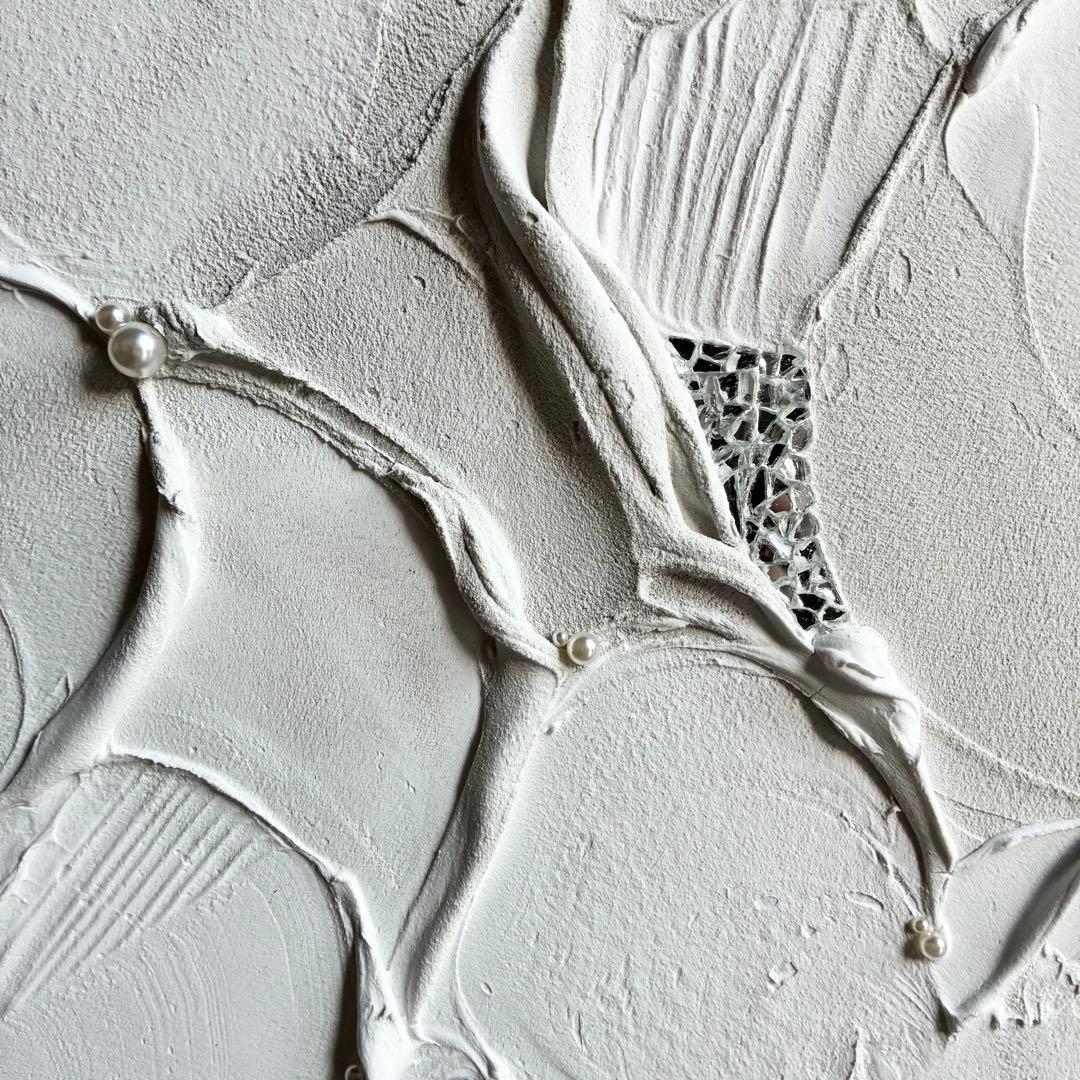 現代アート　30×30㎝　テクスチャーアート　モダン　アートパネル　インテリア