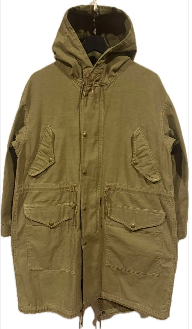 DOUBLE RL （ダブルアールエル）フード付きロングコート