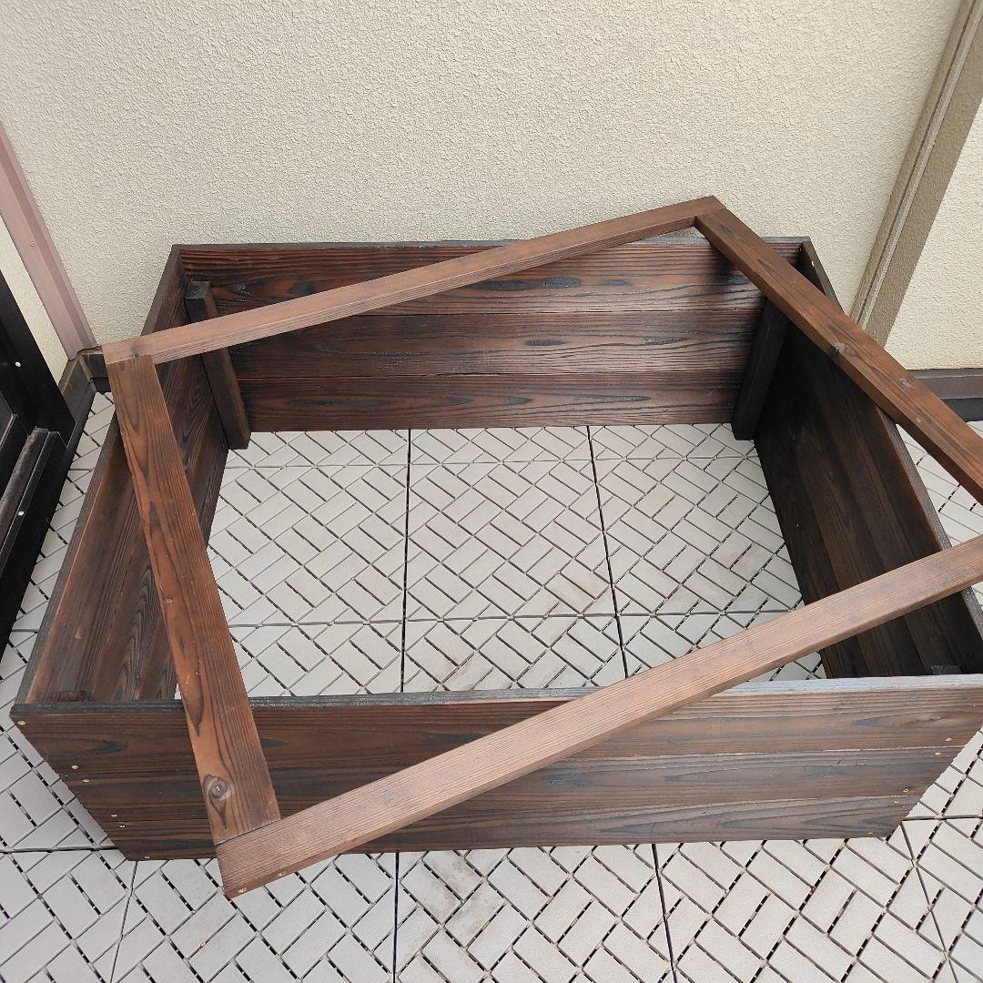 ビオトープ木枠　120L容器セット