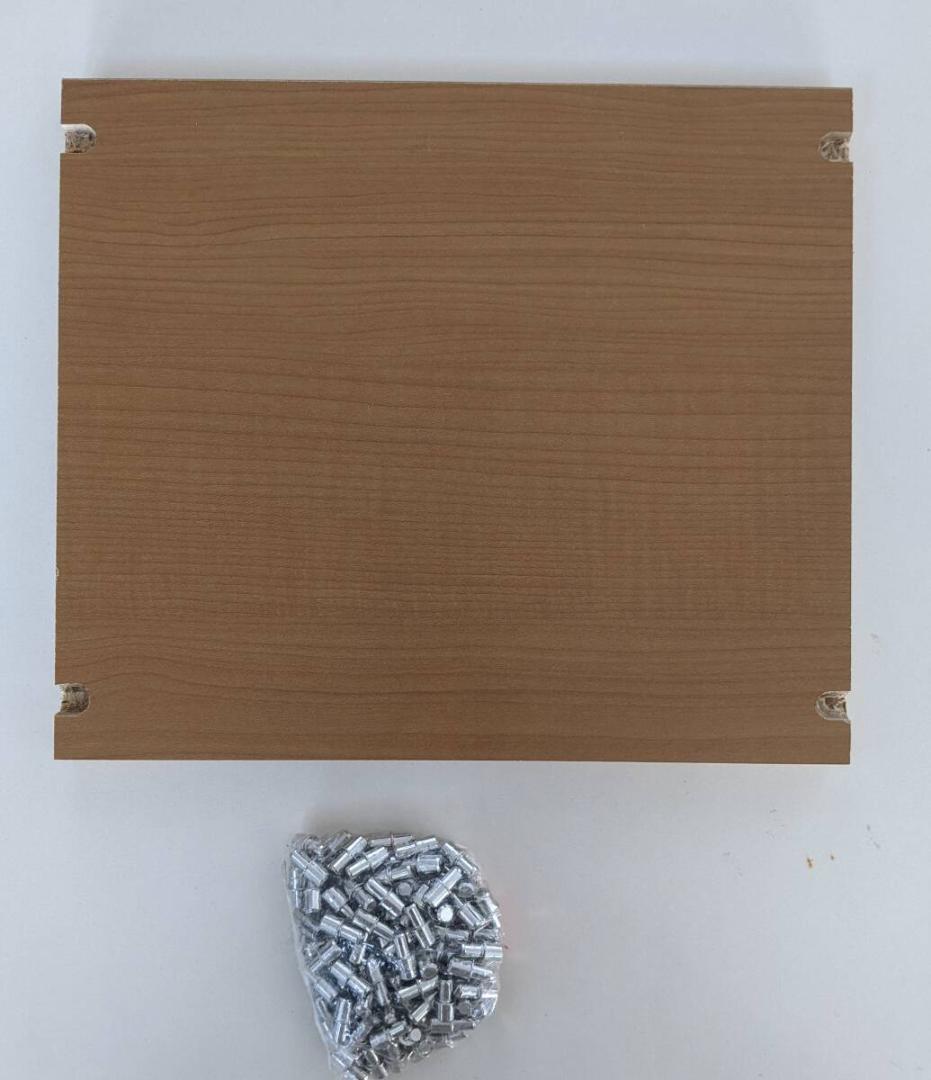 【10枚セット・ビス】スライド書棚 600 通販生活 W27.5＊D23.3