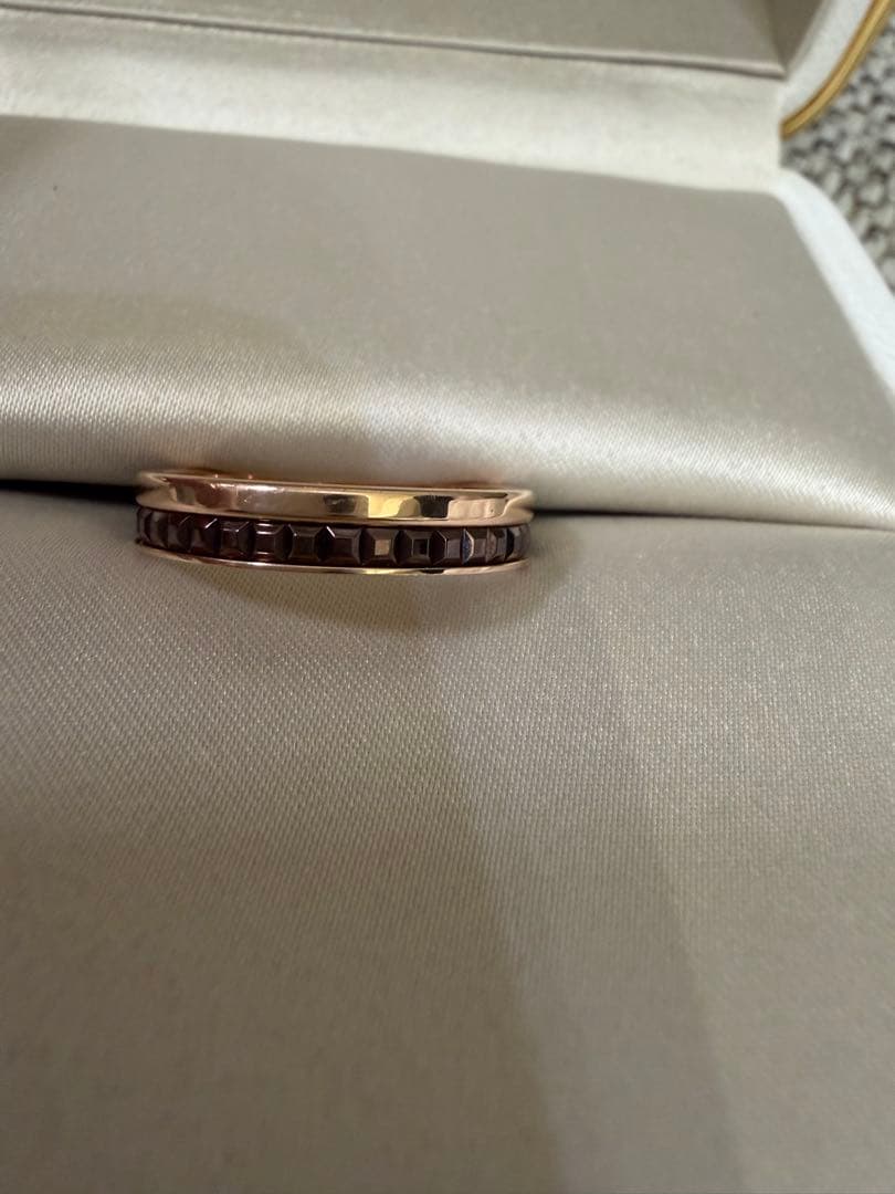 【美品】ブシュロン キャトルクラシック ハーフ リング PG #51 K18