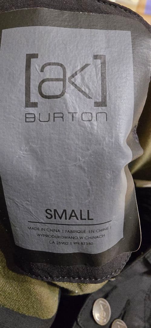バートン ak パンツ ブラック ゴアテックス サイズS 身長175cm