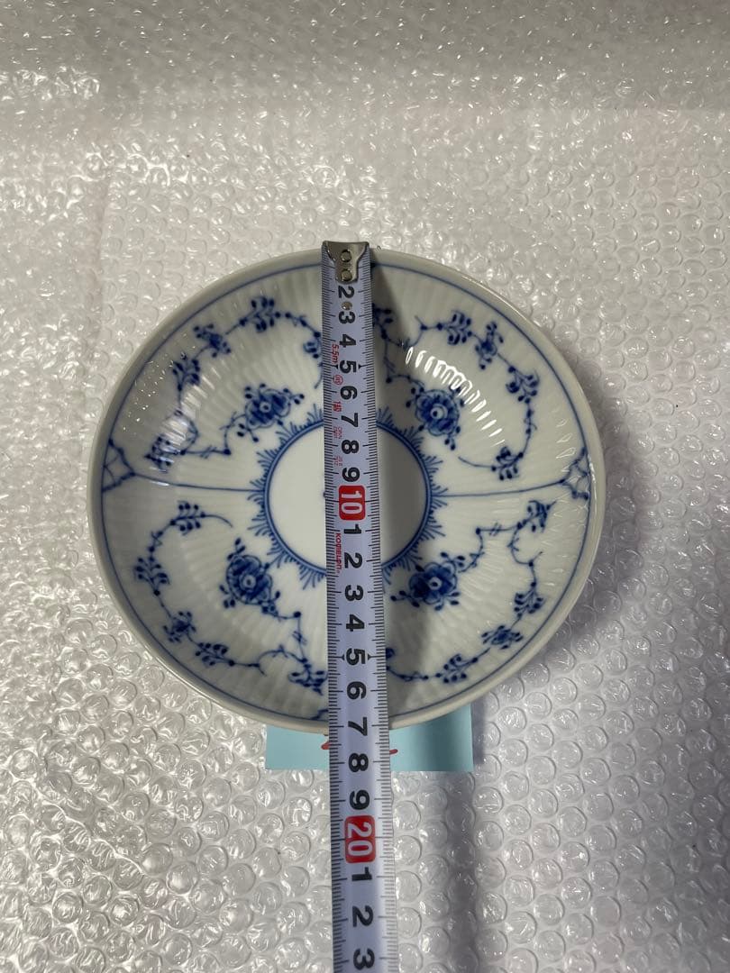 美品 ロイヤルコペンハーゲン ブルーフルーテッド ケーキディッシュ コンポート