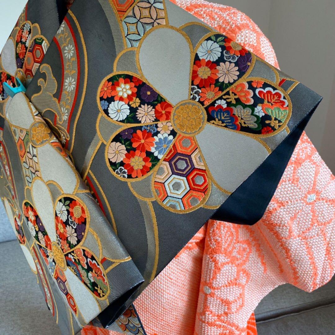 振袖　総絞り　正絹　◼️成人式◼️ 帯揚げカラー変更可❣️