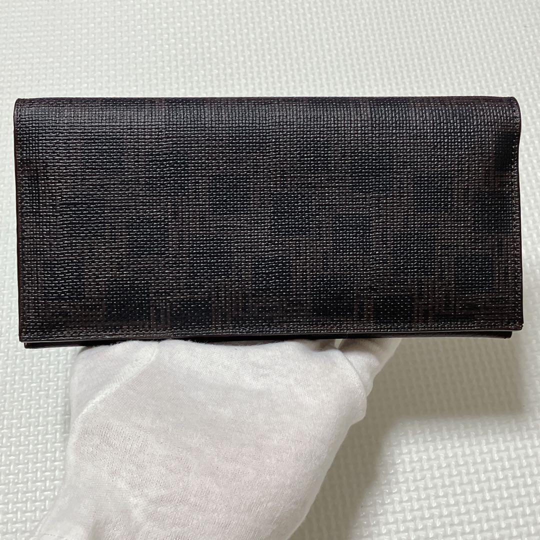 未使用　dunhill ダンヒル レザー長財布　濃茶　ダークブラウン　ロゴ