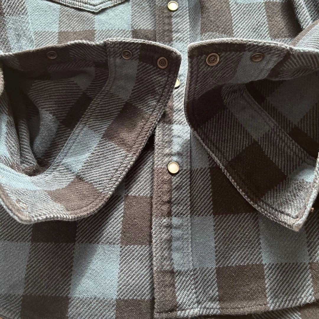 デラックスウエア HV-00WS ウエスタンシャツ M 日本製 ネイビー