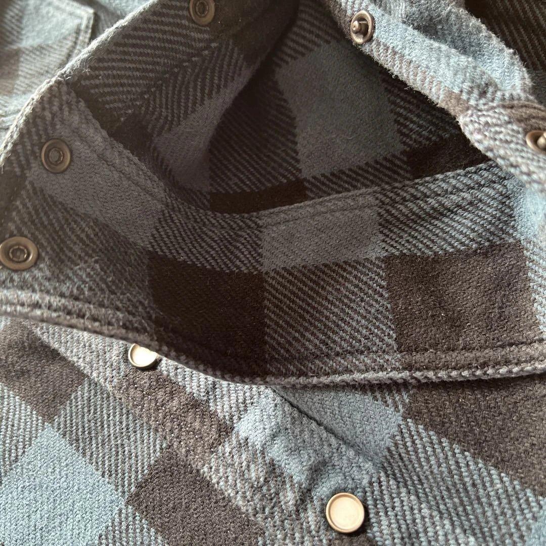 デラックスウエア HV-00WS ウエスタンシャツ M 日本製 ネイビー