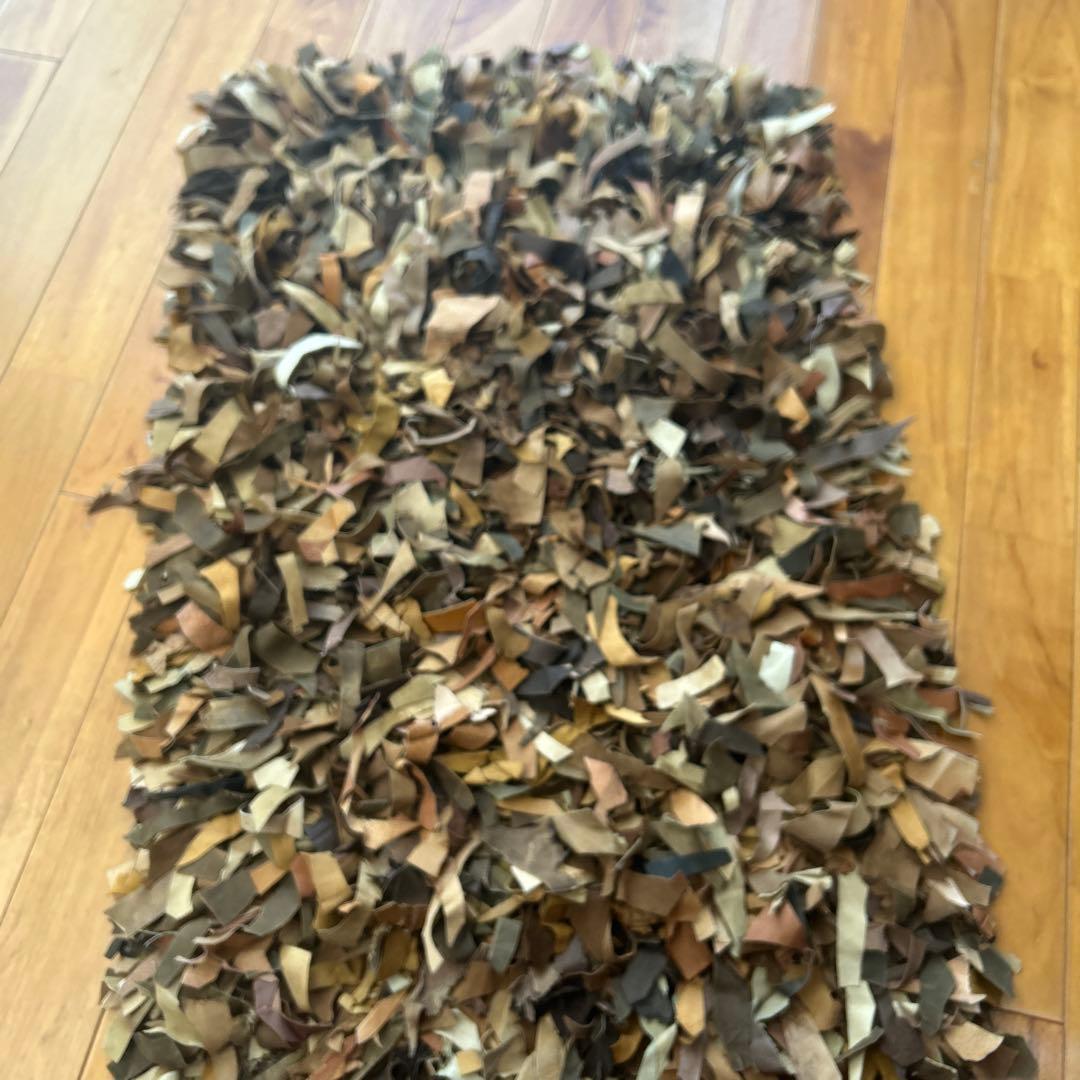 スウェードラグ　シャギーラグ　53x90サイズ×２枚