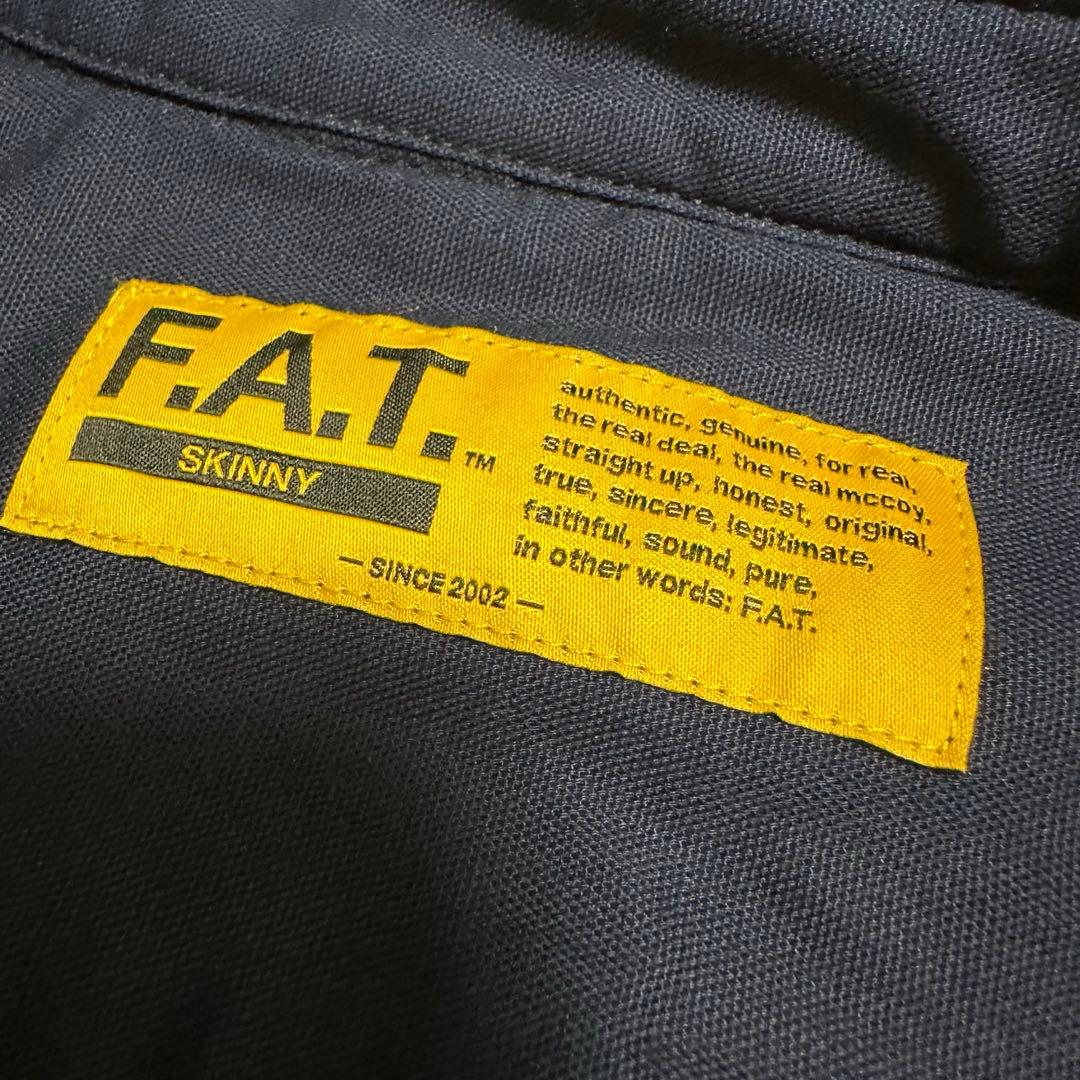 美品FAT SHAGGYOVERフランネル チェック柄 シャツ