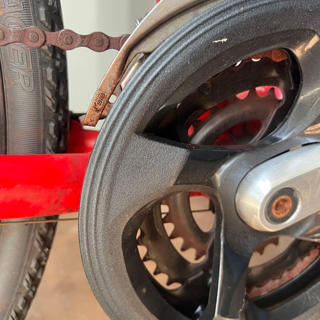 TREK トレック DUAL SPORT2 クロスバイク　自転車 レッド 赤