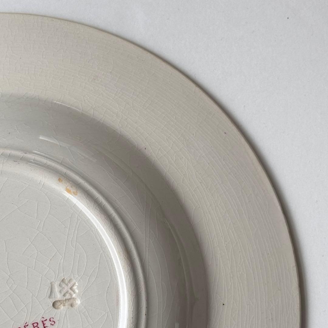 フランスアンティーク　リュネビル　リュネビル　CERES 女神　深皿