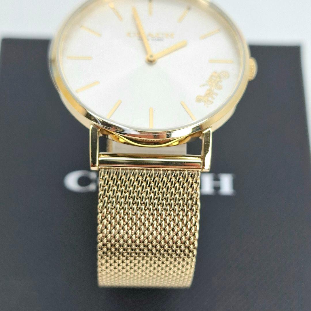 ✨美品未使用級 コーチ COACH 時計 ペリー ゴールド メッシュバンド