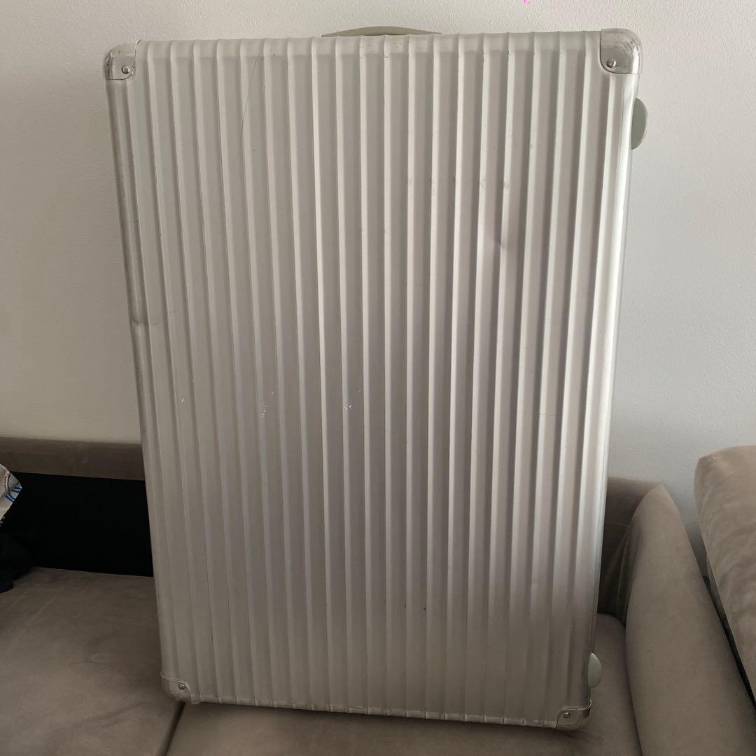 【希少廃盤青ロゴ】RIMOWA クラシックフライト2輪　104L