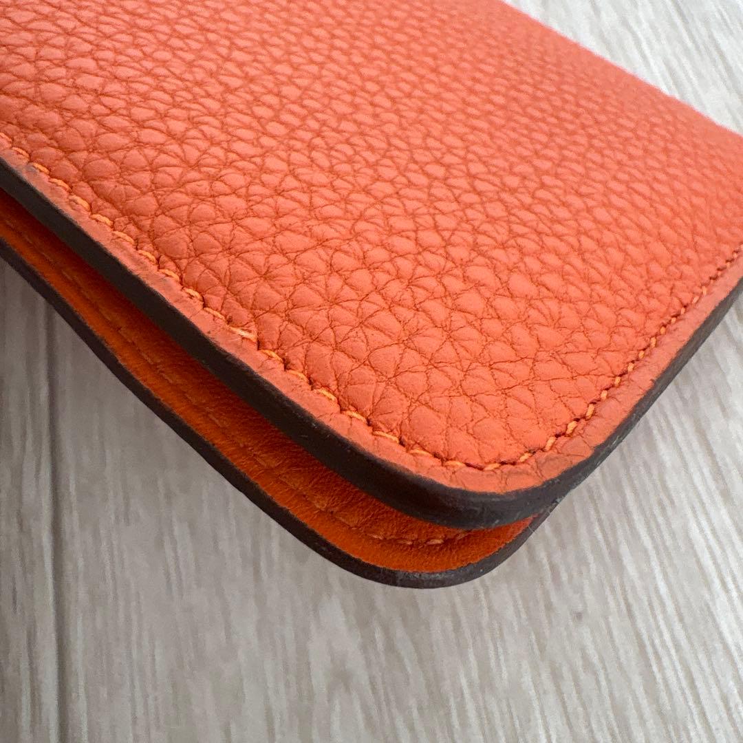 エルメス　ドゴン　コンパクト　二つ折り財布