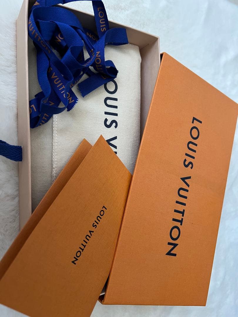 ルイヴィトン ポルトフォイユ・ブラザ タイガ 長財布 箱付き