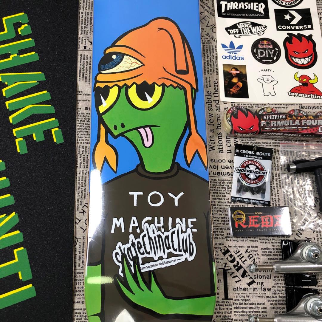 TOY MACHINE スケボー スケートボード スケボーセット 8.0