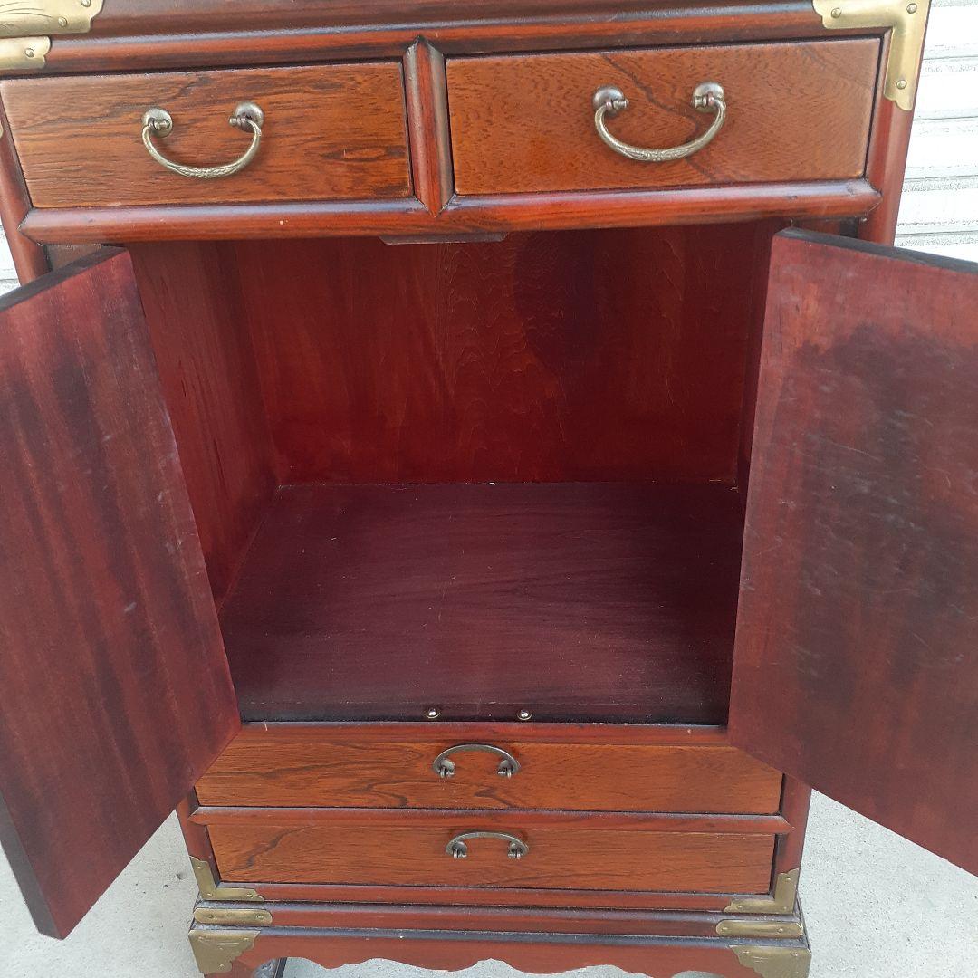 韓国　アジアン家具　サイドボード　箪笥　引き出し