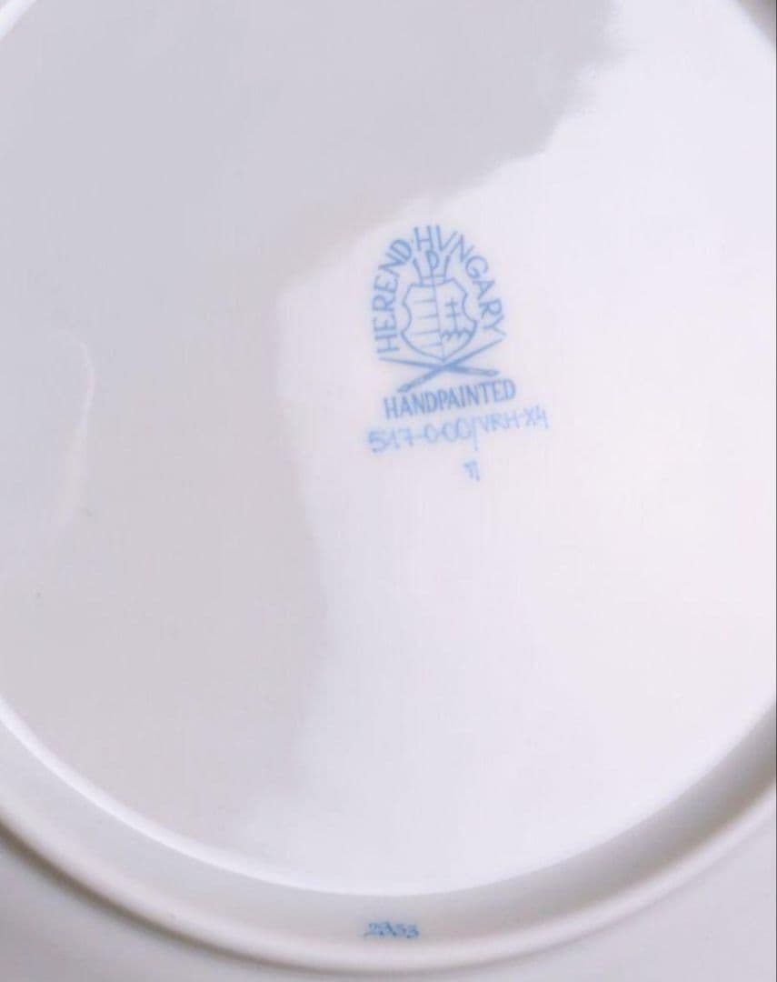 ヘレンド　ウィーンの薔薇　ピンク　デザートプレート　1枚