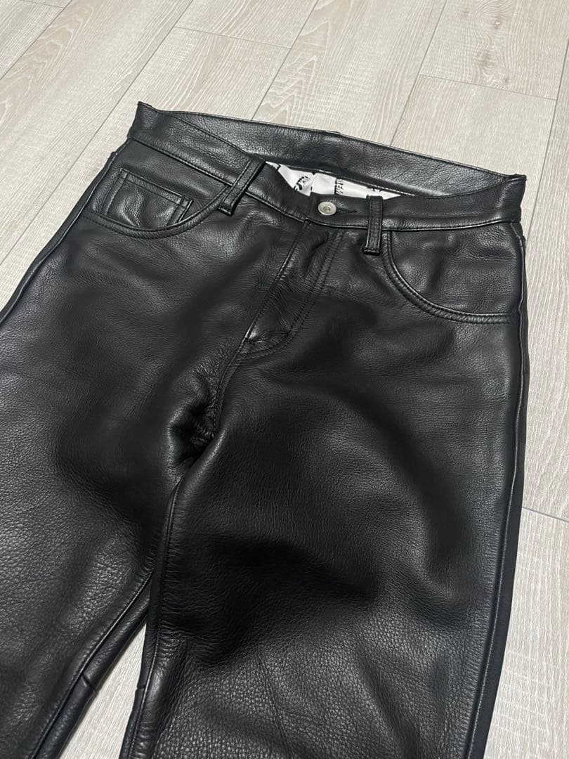 NEIGHBORHOOD レザーパンツ　革パン