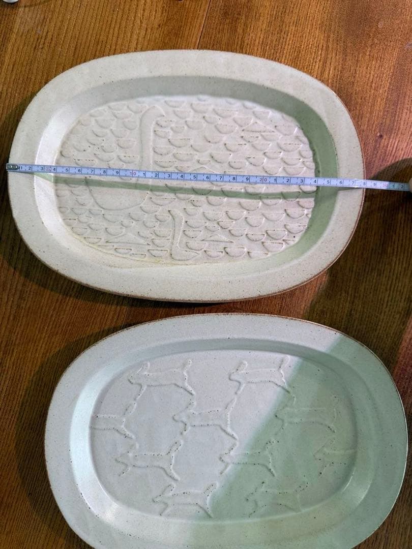 ミナペルホネン　lake オーバルプレート　大　2枚セット