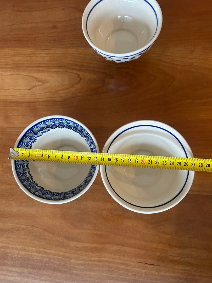 ポーリッシュポタリー　カフェオレボウル3点