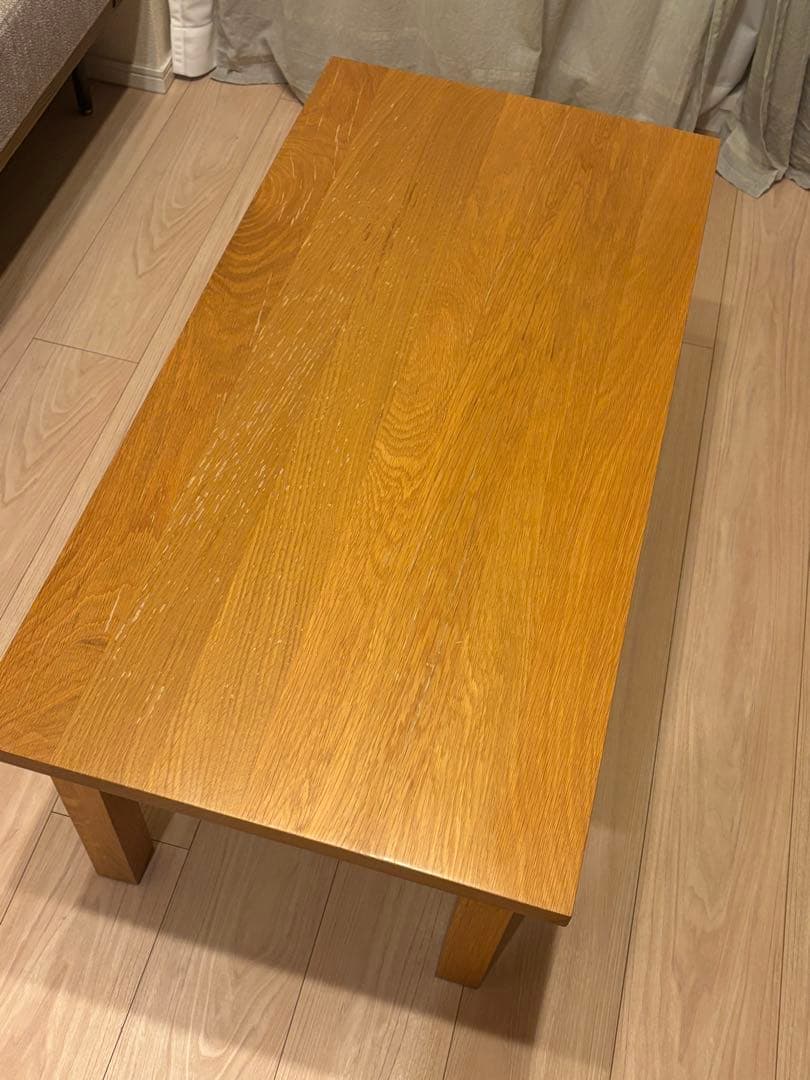 無印良品　ナチュラルオーク センターテーブル 約90cm