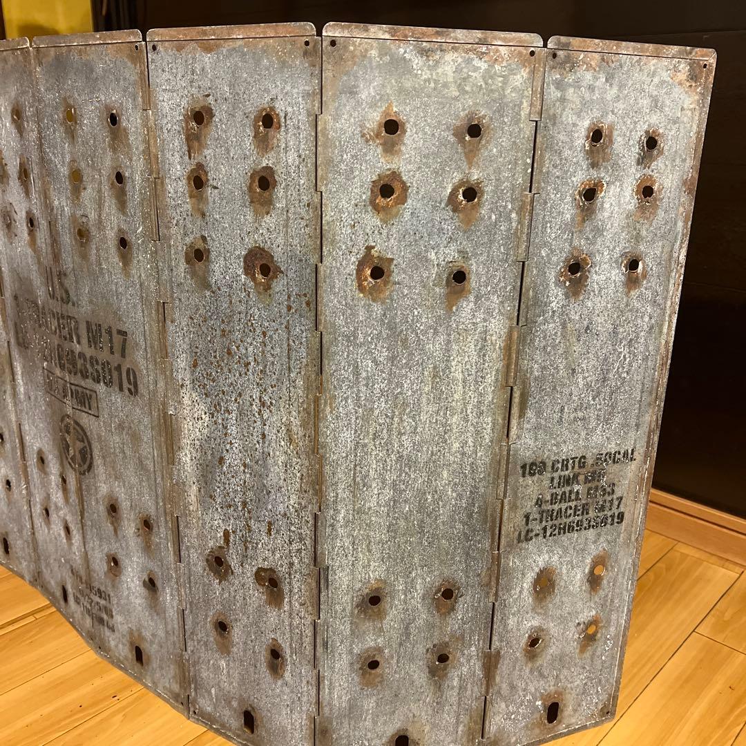 ウィンドスクリーン600cm ミリタリー.軍幕，焚き火，ソロキャンプ、未使用品