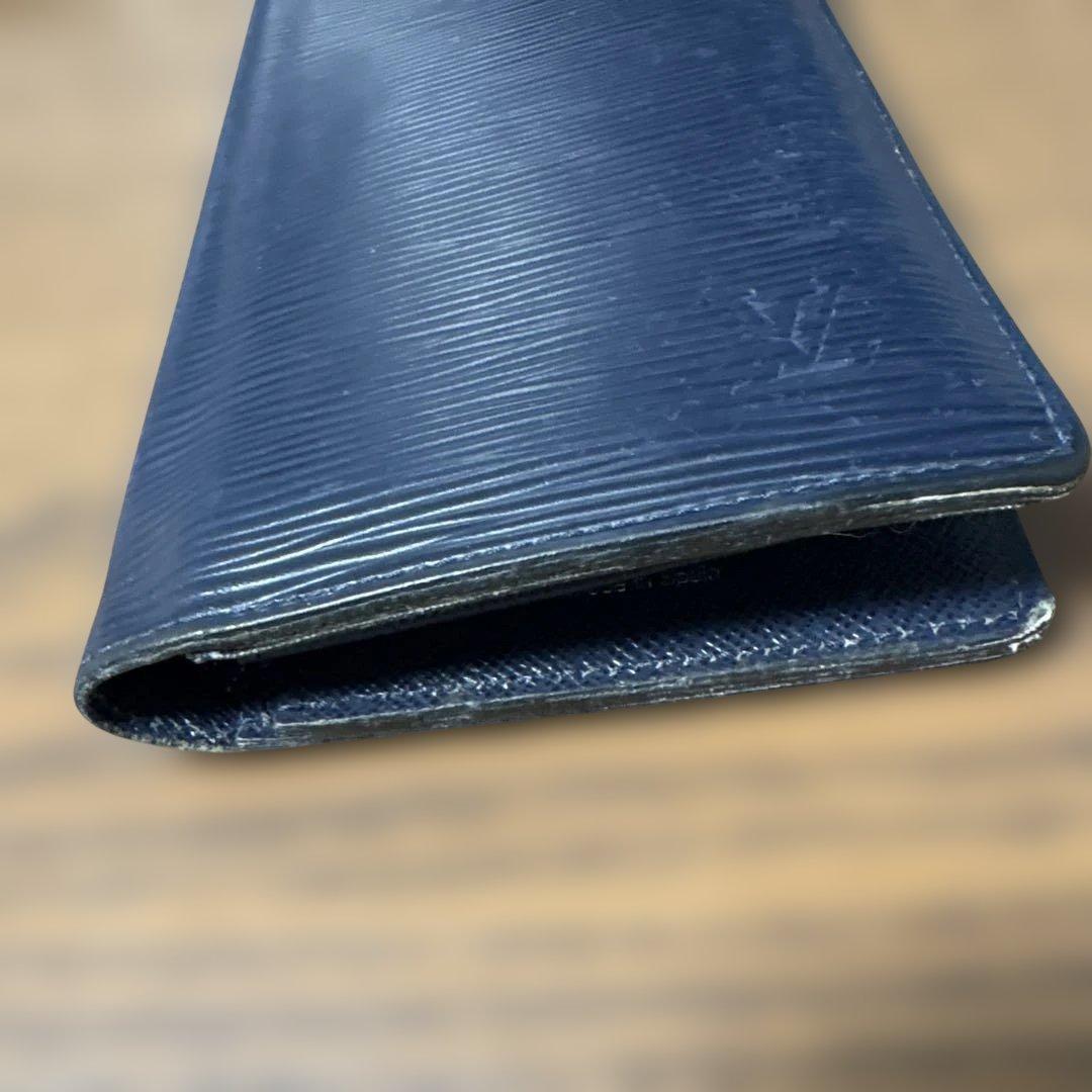 LOUIS VUITTON ネイビー 二つ折り財布
