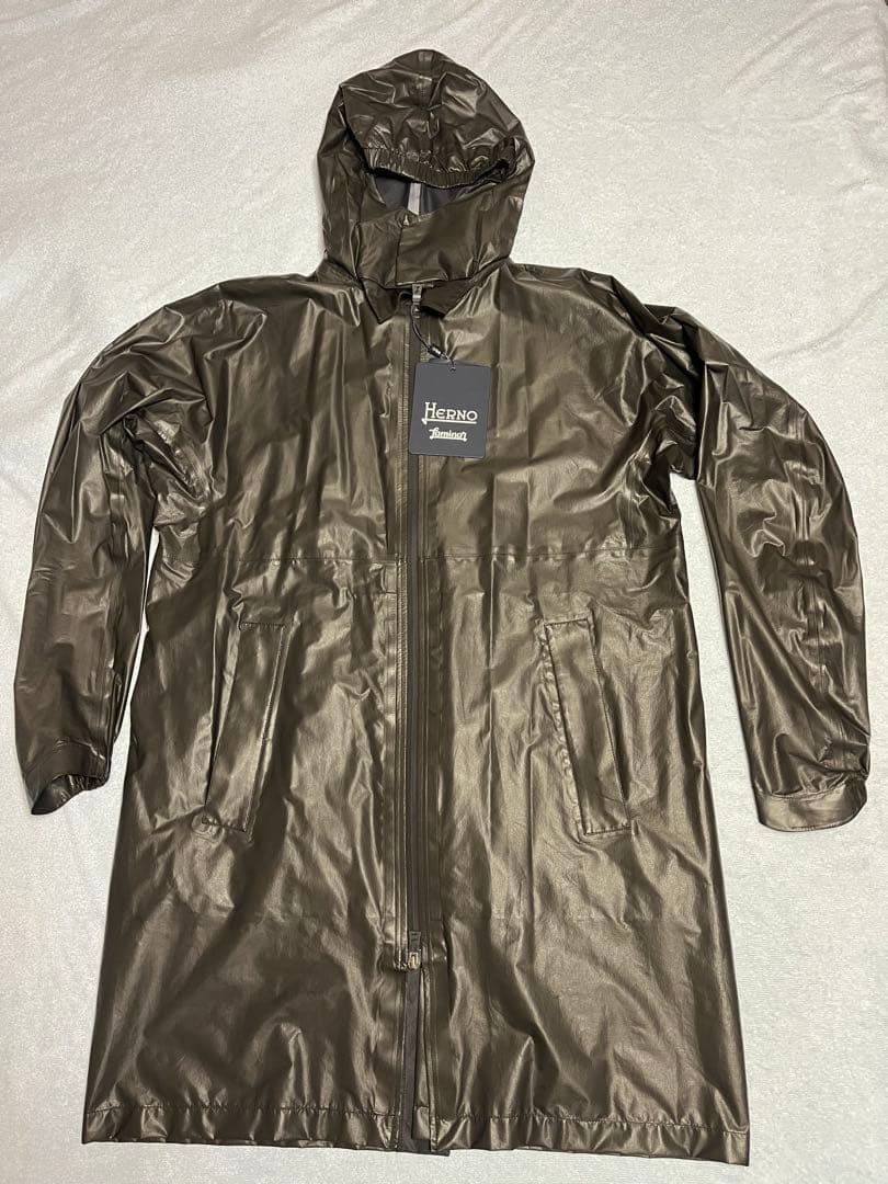 HERNO Laminar コート 46 シェイクドライ 濃茶 未使用