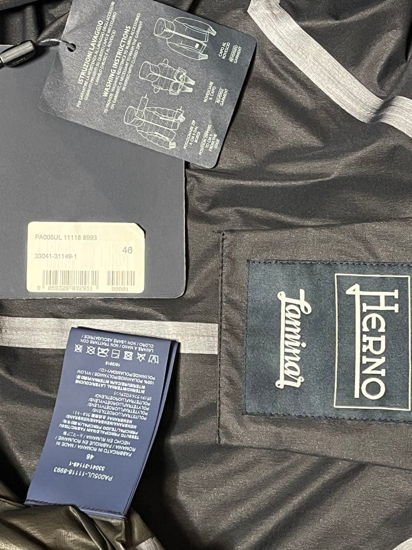 HERNO Laminar コート 46 シェイクドライ 濃茶 未使用