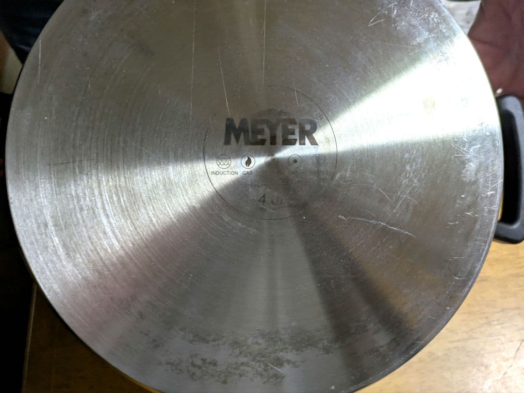 Meyer ステンレススチール 4L 圧力鍋 両手鍋　マイヤー
