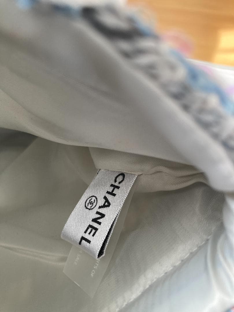 CHANEL チェック柄 トートバッグ