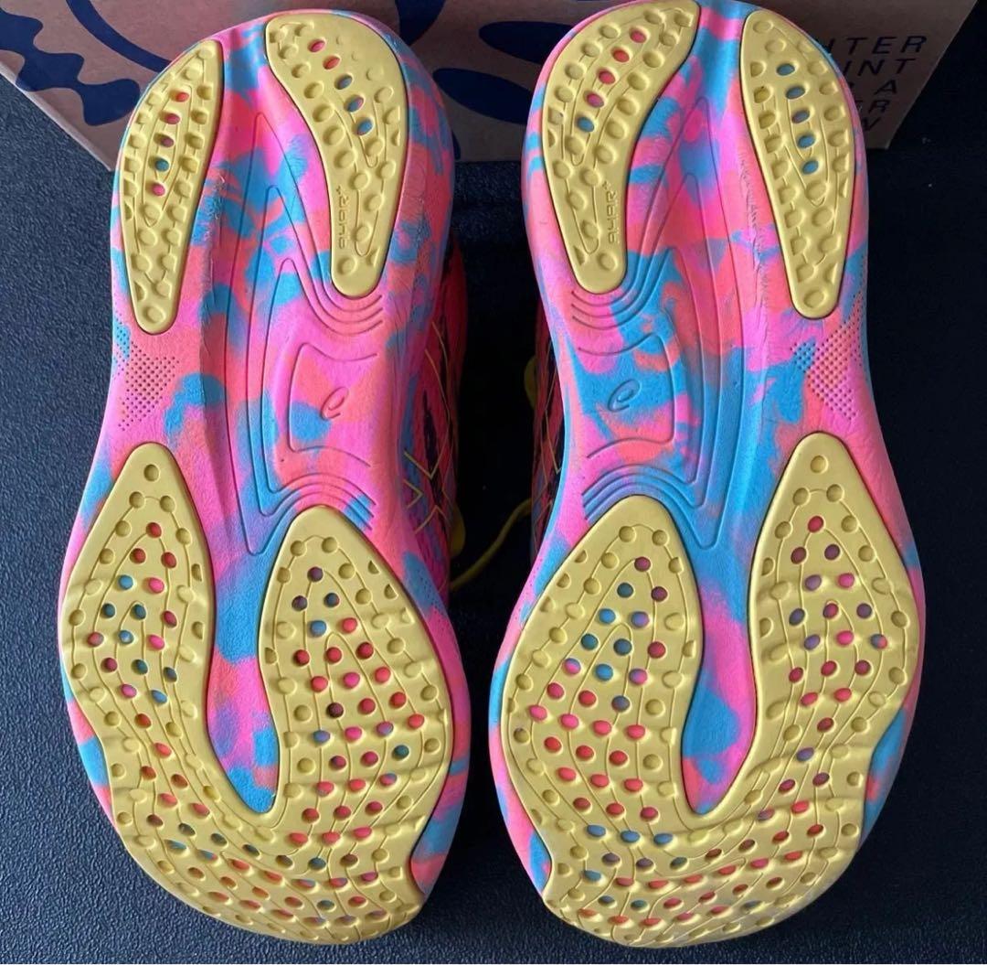 ASICS Gel-Nimbus 25 ピンク/ブルー/イエロー 25cm