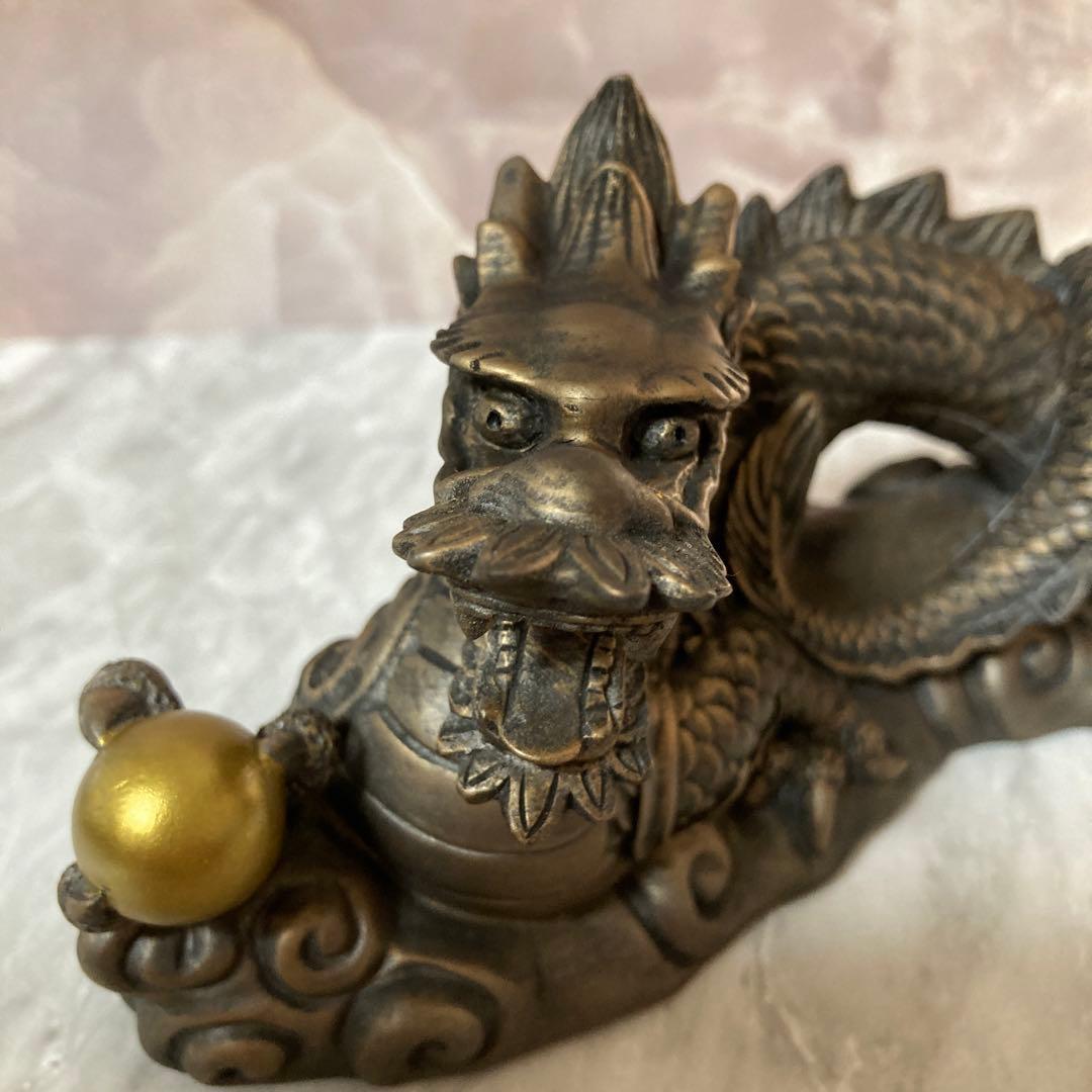 木像　金吾龍神社公認　荒波々幾龍神