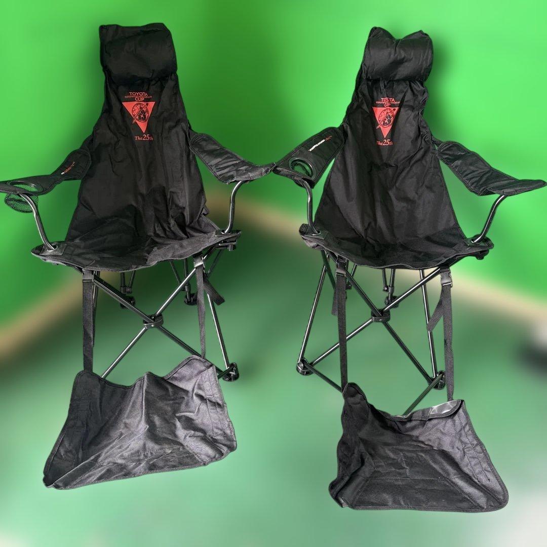 TOYOTA 折りたたみチェア 2脚セット