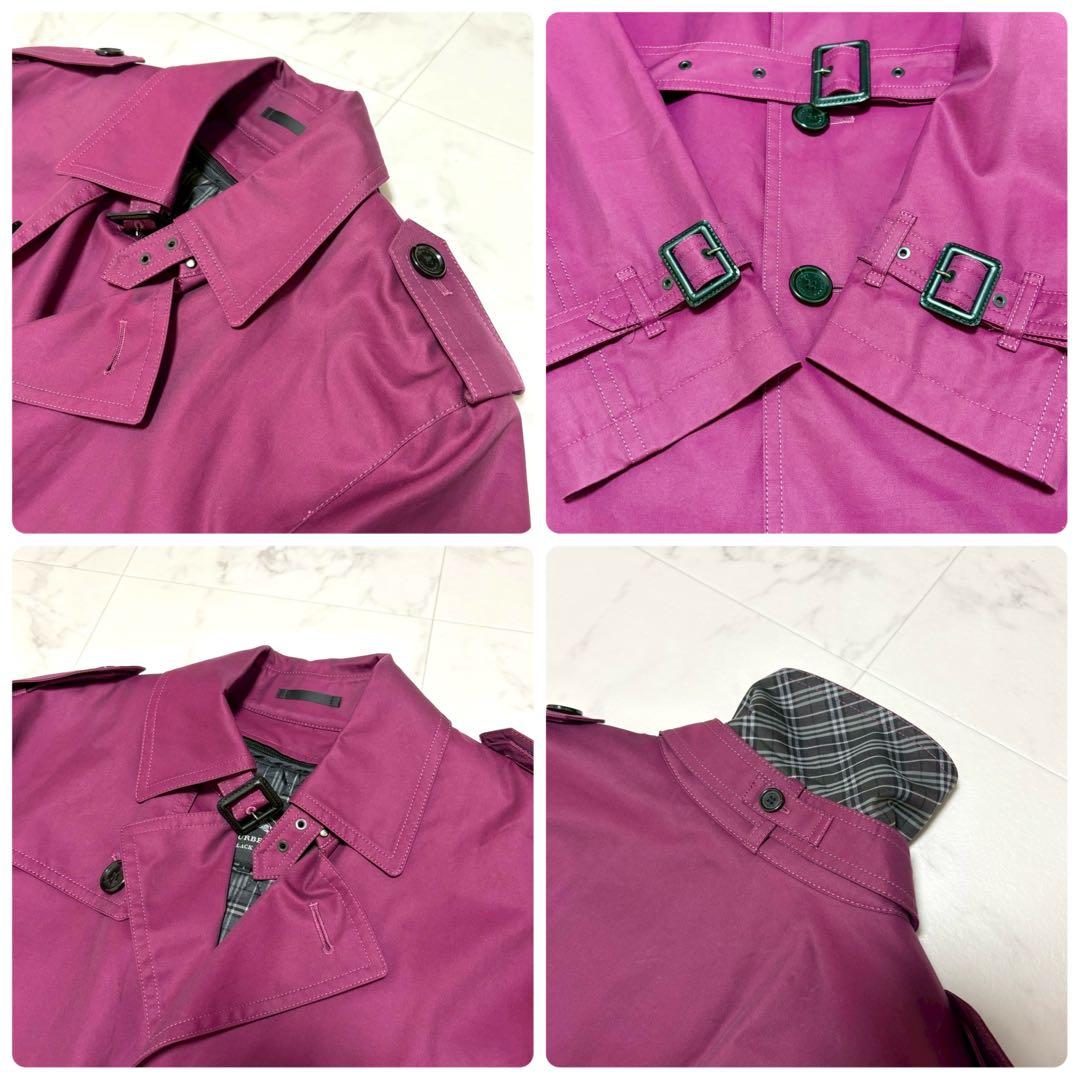 【極美品】バーバリーブラックレーベル トレンチコート ノバチェック ライナー付き