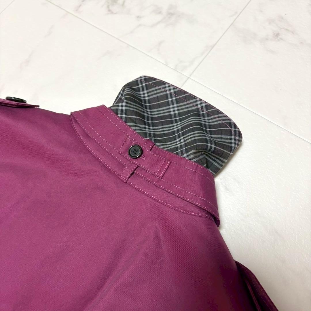 【極美品】バーバリーブラックレーベル トレンチコート ノバチェック ライナー付き