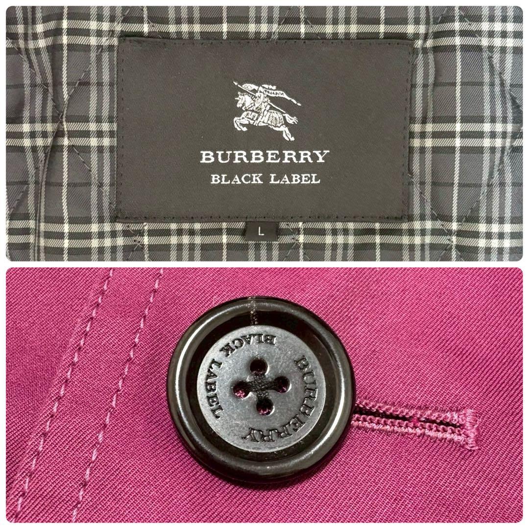 【極美品】バーバリーブラックレーベル トレンチコート ノバチェック ライナー付き