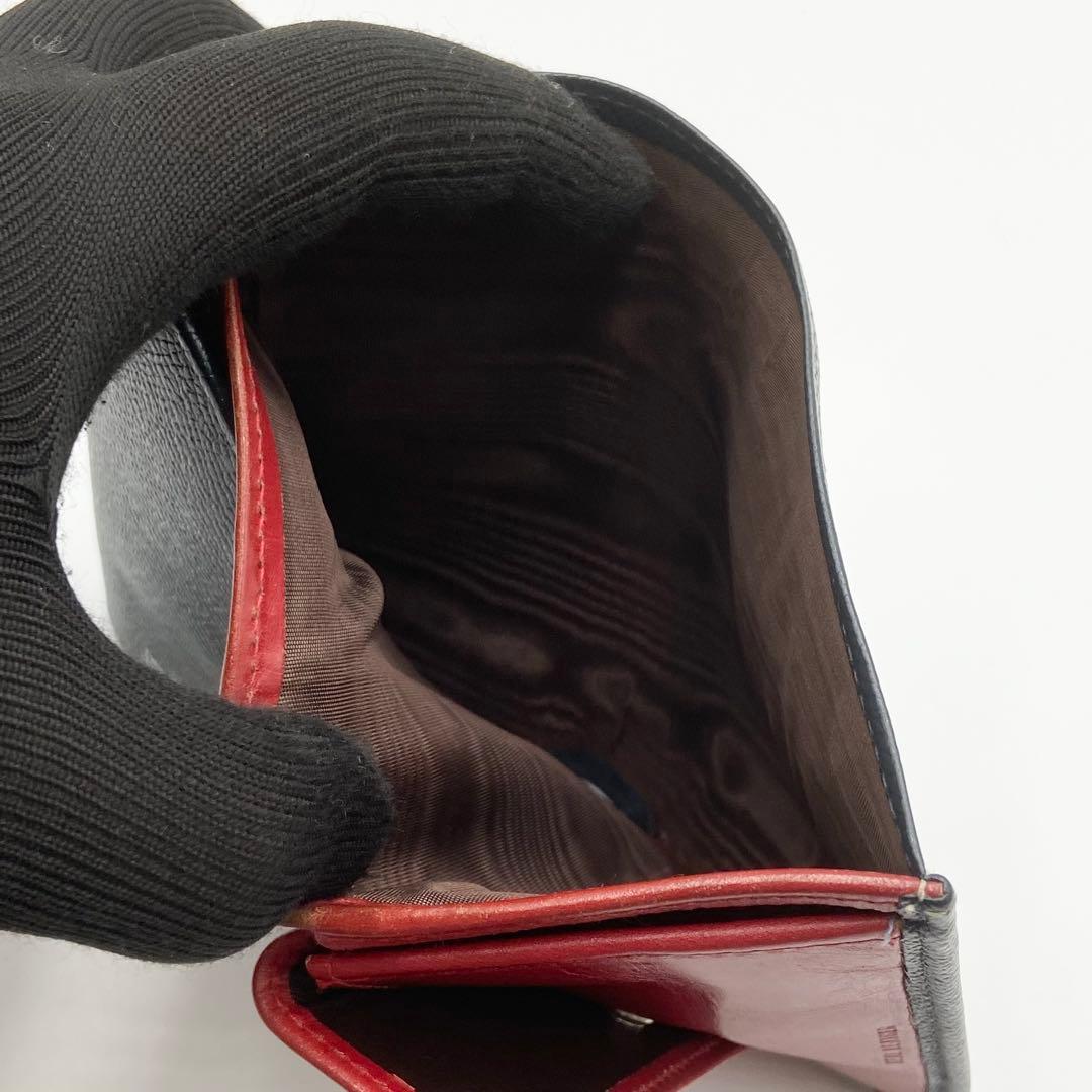 Whitehouse Cox ロンドンカーフ 三つ折り財布 S7660 ネイビー