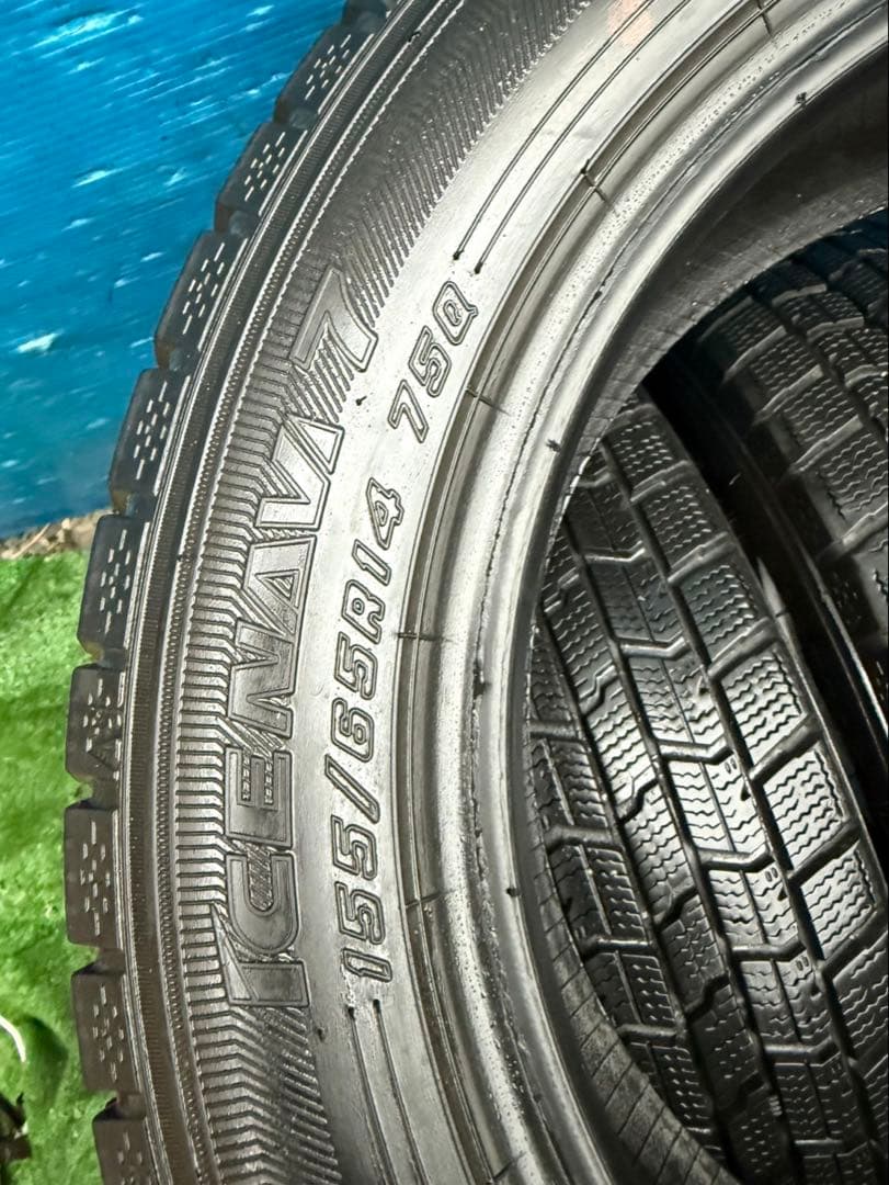 ICENAVI 7、155/65R14、21年4本スタッドレス