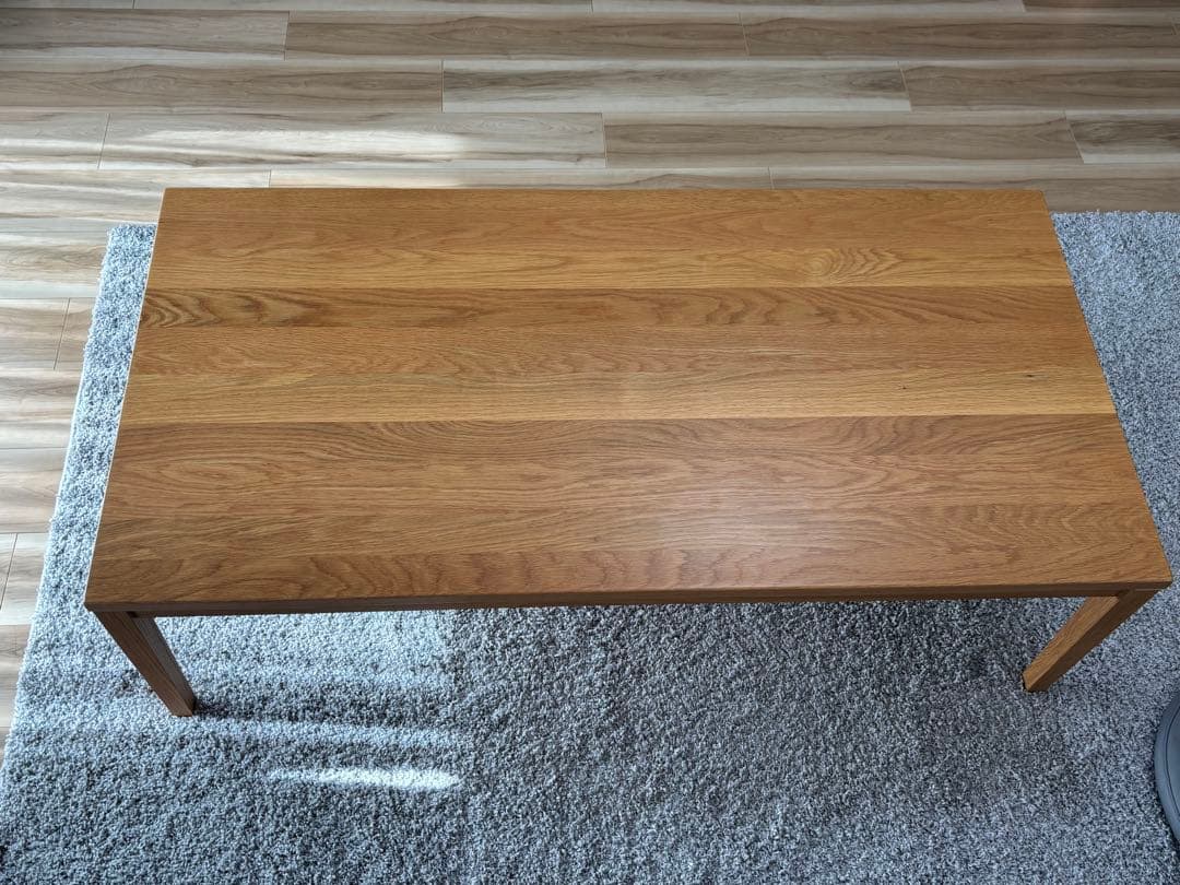高野木工　リビングテーブル　オーク無垢材