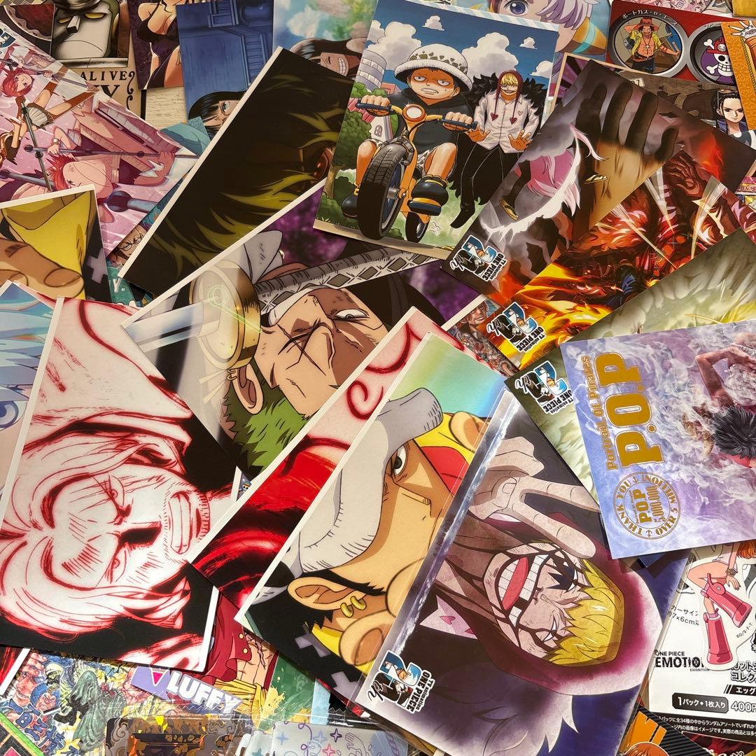 アニメグッズ ワンピース　ONE PIECE 紙類　紙雑貨　大量　まとめ売り