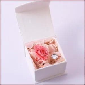 プリザーブドフラワーリングケース ローズ＆アジサイ ピンク☆