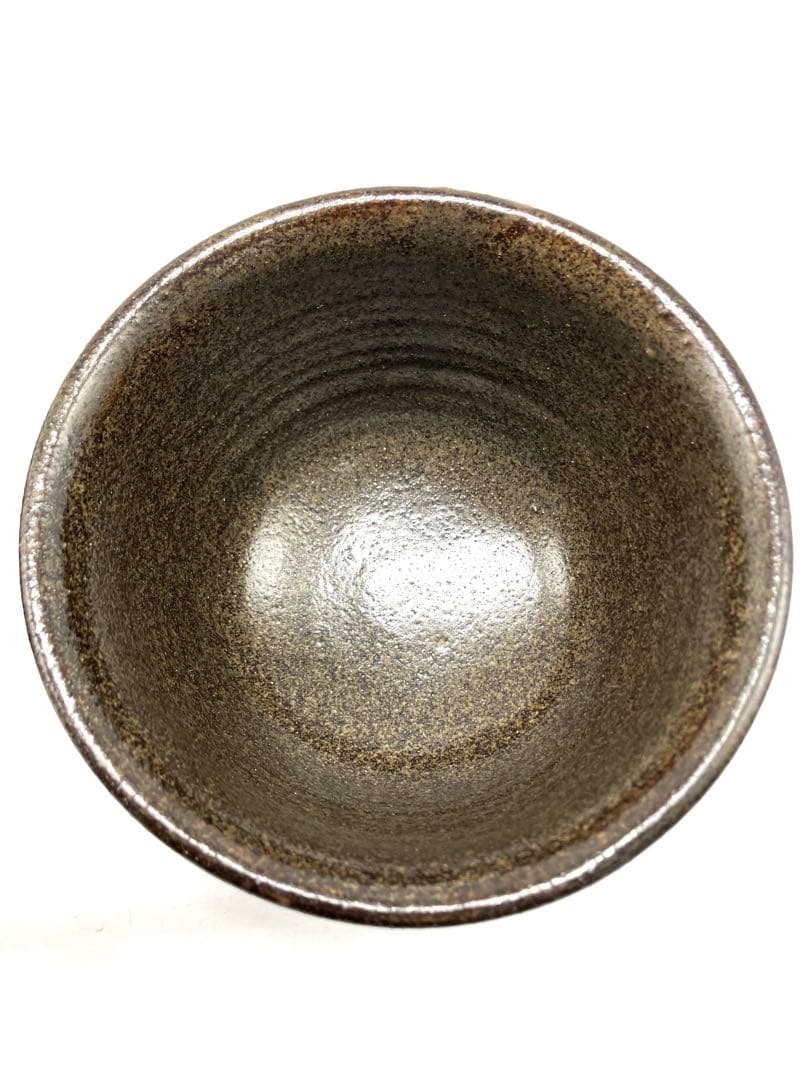 小橋川清正 琉球壺屋焼 やちむん 赤絵魚紋 茶碗 マカイ 2個