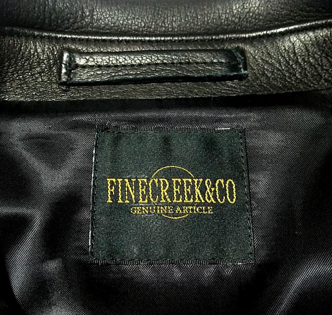 FINE CREEK & Co ファインクリークレザー シングルライダース 40