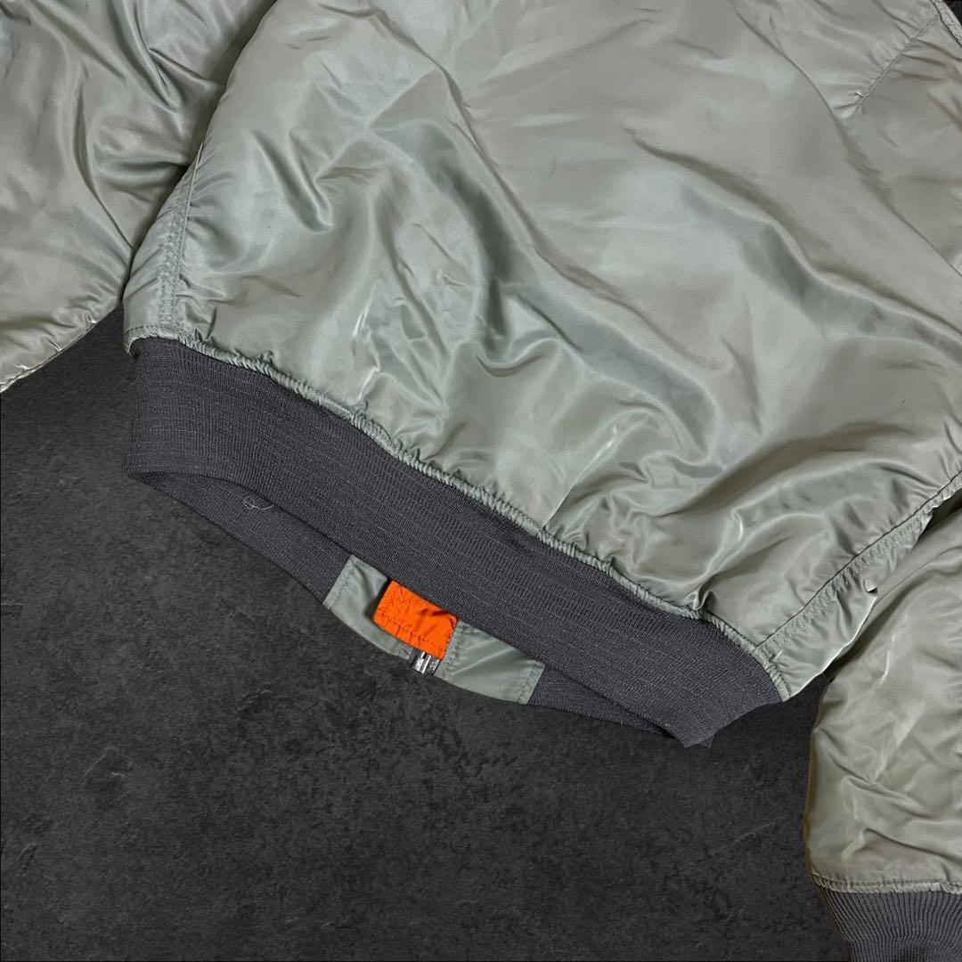 90s アルファインダストリーズ MA-1 USA製　フライトジャケット　短丈