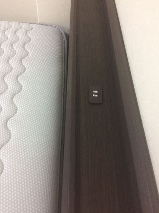 ニトリ SD ベッド 収納付き コンセント付き