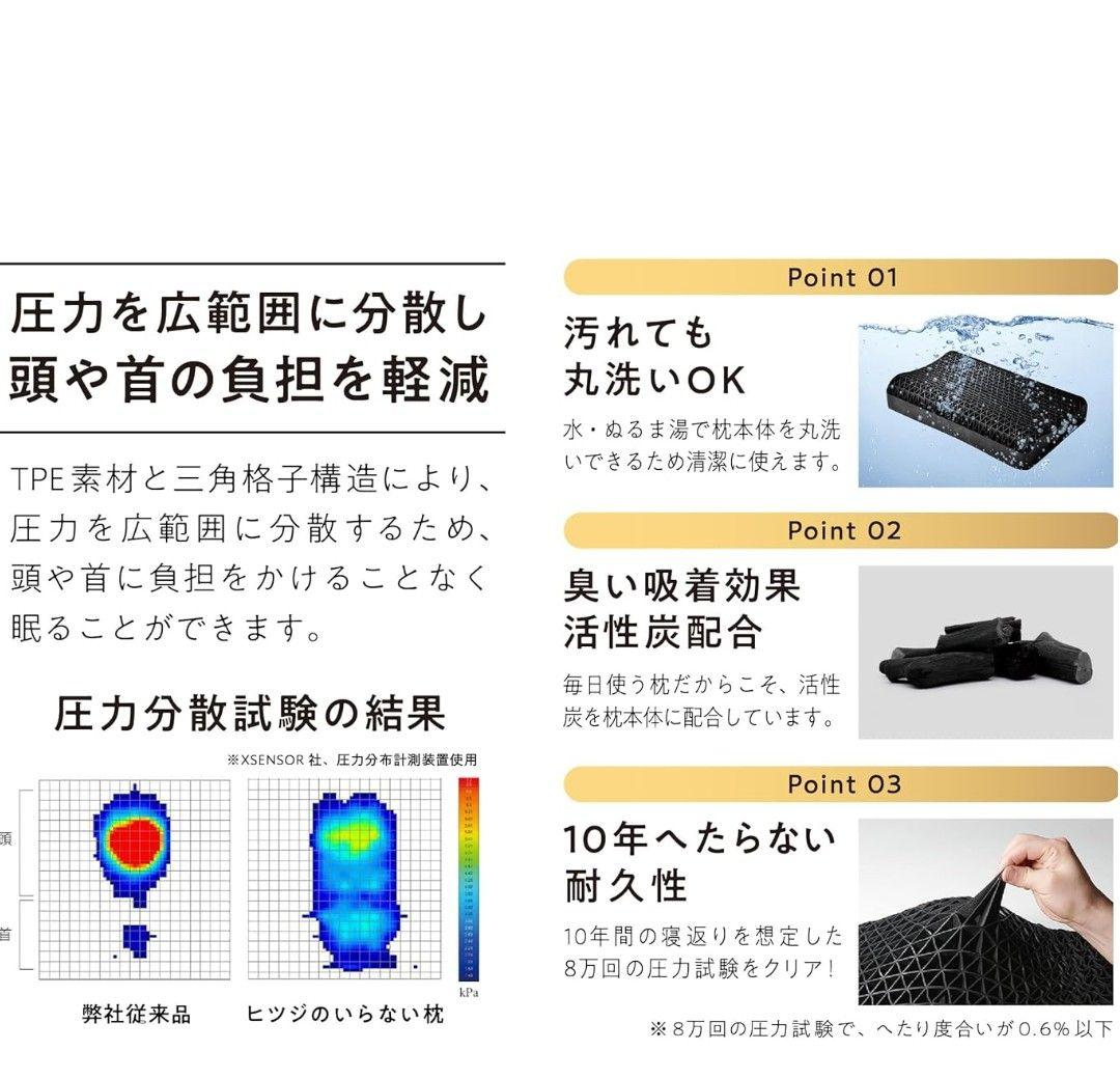 ヒツジのいらない枕 テンセル枕カバー付