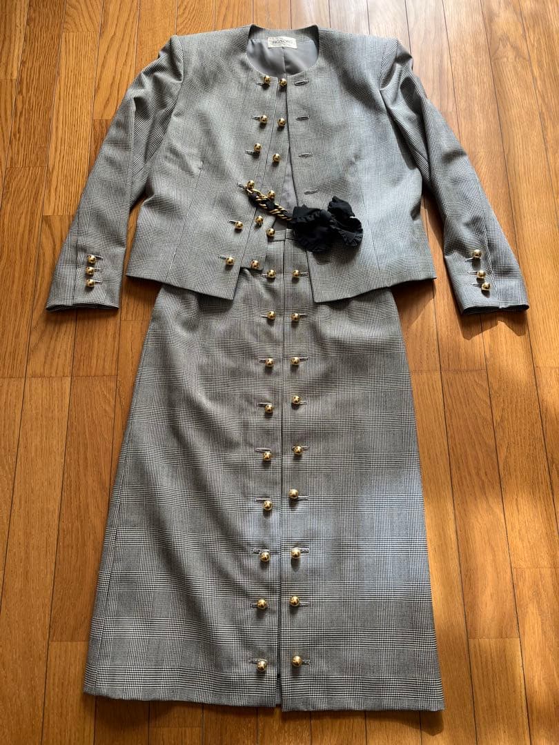 【期間限定値下】インゲボルグ グレンチェックスーツ ヴァンテージ