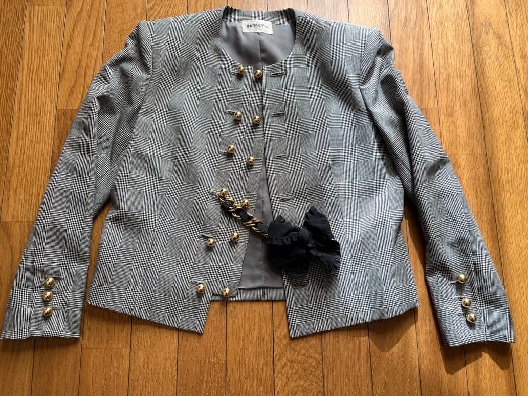 【期間限定値下】インゲボルグ グレンチェックスーツ ヴァンテージ